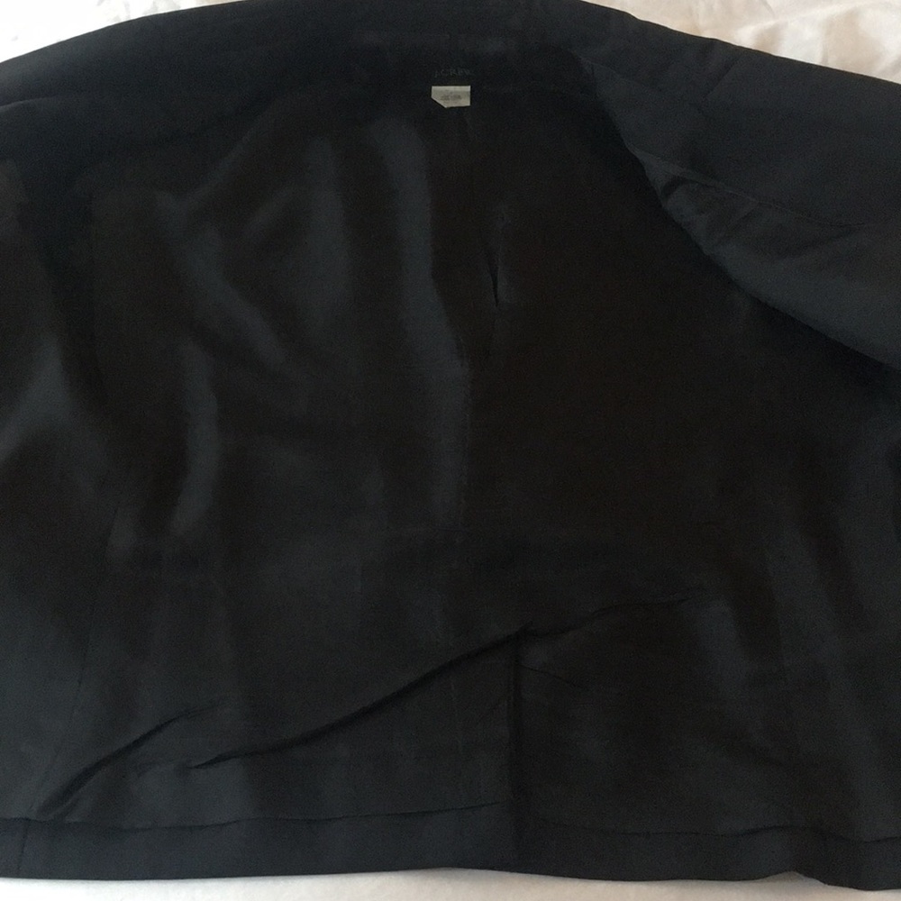 J Crew Black Blazer Double Buttoned sz 6 - Picture 5 of 7